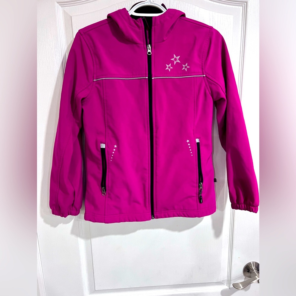 Alpinetek Girls Jackets pink Water Resistant Moderate Weather Hiking size 18